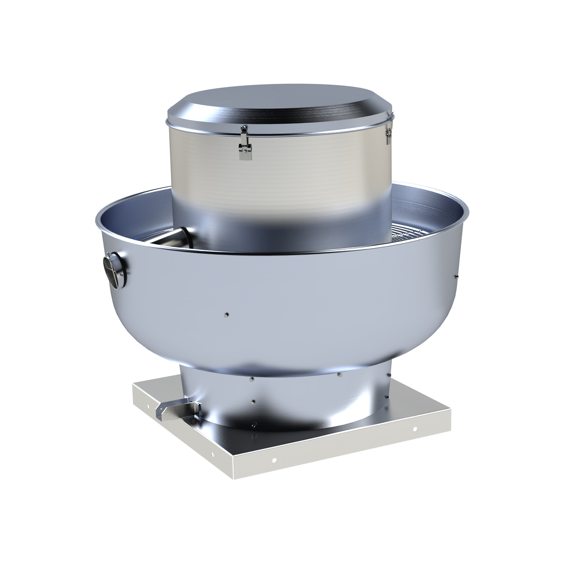 Canarm ALX Series Upblast Spun Aluminum Exhauster — 13.5in. dia., Belt Drive, No Motor, Model# ALX135-UB